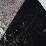Czarne Obi  - fragment duego, okrgego obrazu na ptnie