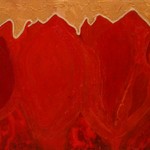Model red - canvas painting