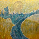 Sunny dance - canvas painting