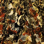 Listopadowe ikigai - fragment duego obrazu na ptnie