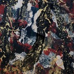 Listopadowe ikigai - fragment duego obrazu na ptnie