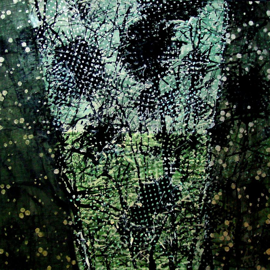 OMNIWERSUM JEMIOŁUSZKI (100x100 cm) - Quadro-Art, Łódź 2009 Quadro-Art, Łódź 2009
